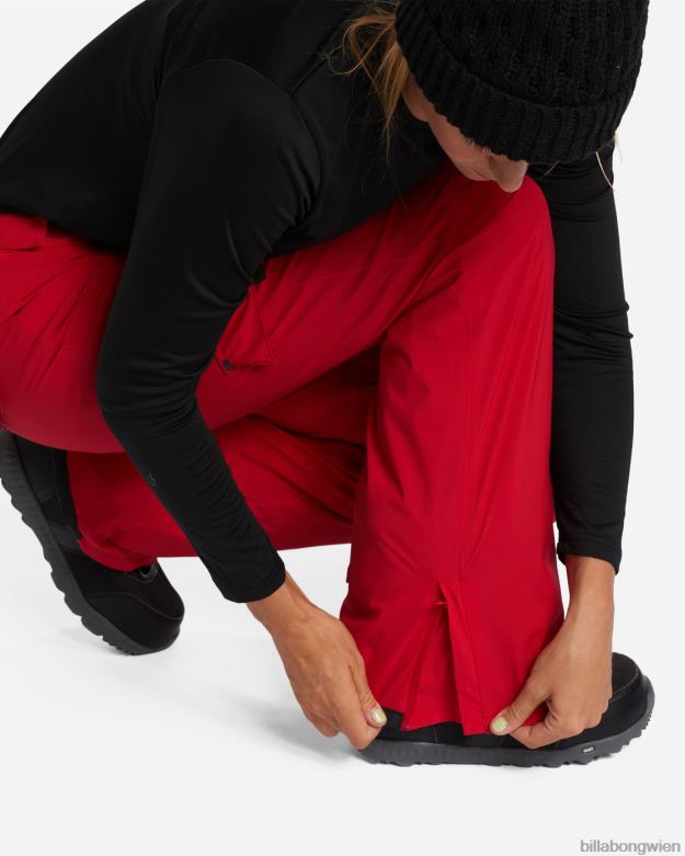 Billabong Wien 00V682559 | Billabong a/div nela 15k isolierte Schneehose Scharlach Frauen