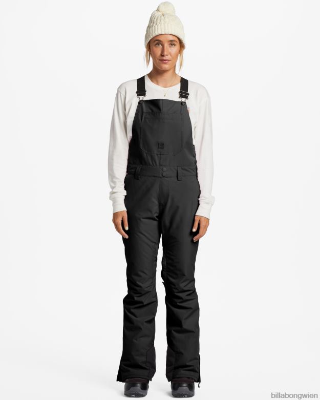 Billabong Wien 00V682563 | Billabong A/Div Riva 10k isolierte Latz-Schneehose Schwarz Frauen