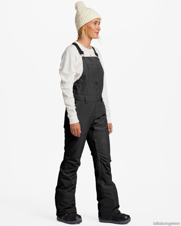 Billabong Wien 00V682563 | Billabong A/Div Riva 10k isolierte Latz-Schneehose Schwarz Frauen