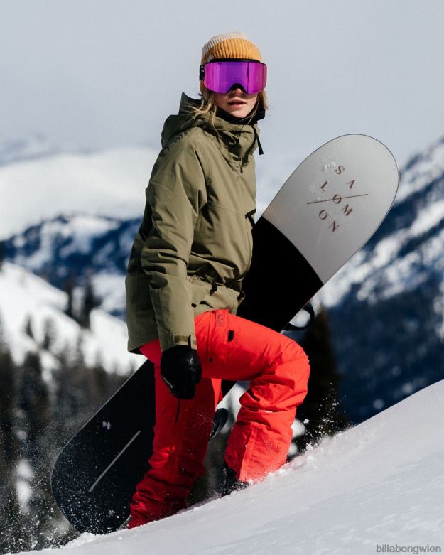 Billabong Wien 00V682564 | Billabong Nela isolierte Schneehose Feuerrot Frauen