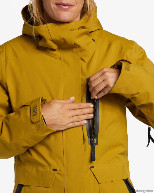 Billabong Wien 00V682554 | Billabong A/Div Trooper Stx 45K isolierte Schneejacke frisches Moos Frauen