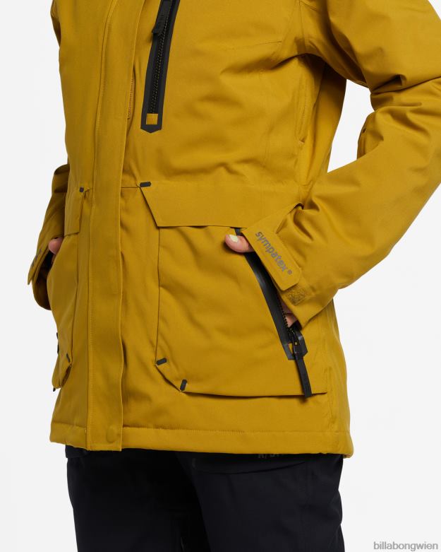 Billabong Wien 00V682554 | Billabong A/Div Trooper Stx 45K isolierte Schneejacke frisches Moos Frauen
