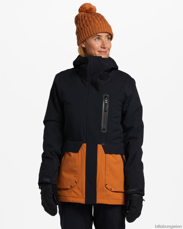 Billabong Wien 00V682555 | Billabong A/Div Trooper Stx 45K isolierte Schneejacke Schwarz Frauen
