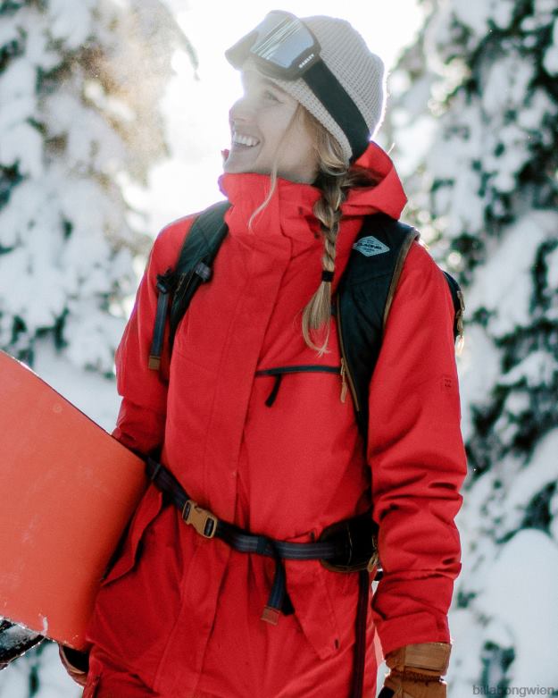 Billabong Wien 00V682562 | Billabong A/Div Eclipse 15k isolierte Schneejacke Scharlach Frauen