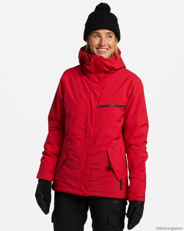 Billabong Wien 00V682562 | Billabong A/Div Eclipse 15k isolierte Schneejacke Scharlach Frauen