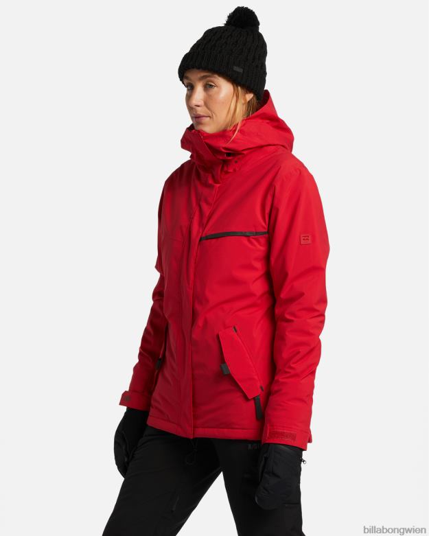 Billabong Wien 00V682562 | Billabong A/Div Eclipse 15k isolierte Schneejacke Scharlach Frauen