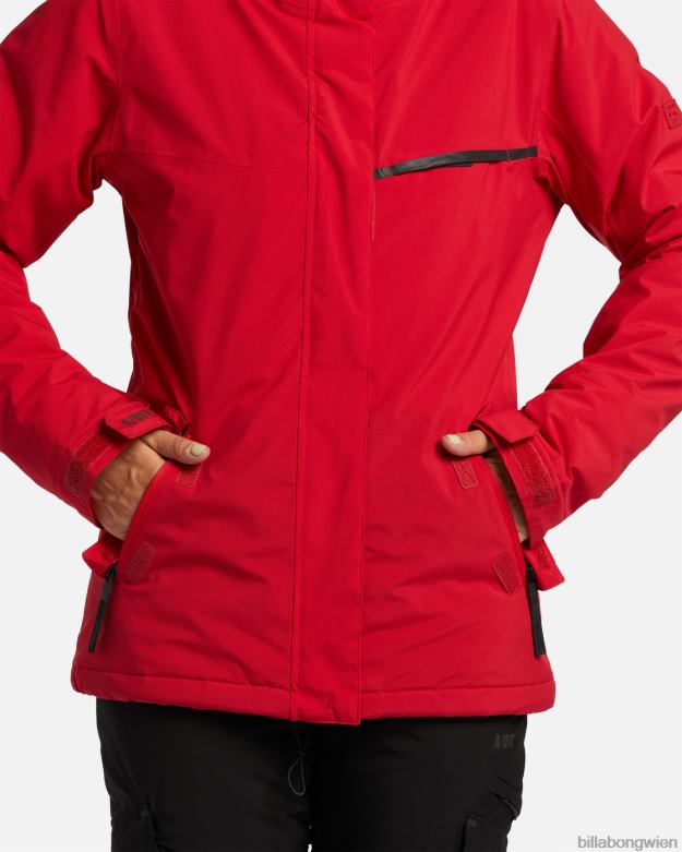 Billabong Wien 00V682562 | Billabong A/Div Eclipse 15k isolierte Schneejacke Scharlach Frauen