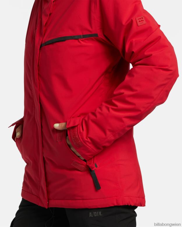 Billabong Wien 00V682562 | Billabong A/Div Eclipse 15k isolierte Schneejacke Scharlach Frauen
