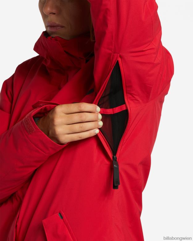 Billabong Wien 00V682562 | Billabong A/Div Eclipse 15k isolierte Schneejacke Scharlach Frauen