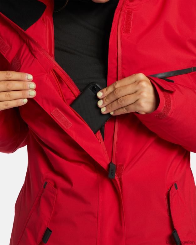 Billabong Wien 00V682562 | Billabong A/Div Eclipse 15k isolierte Schneejacke Scharlach Frauen