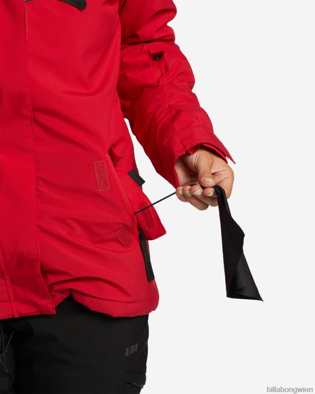 Billabong Wien 00V682562 | Billabong A/Div Eclipse 15k isolierte Schneejacke Scharlach Frauen