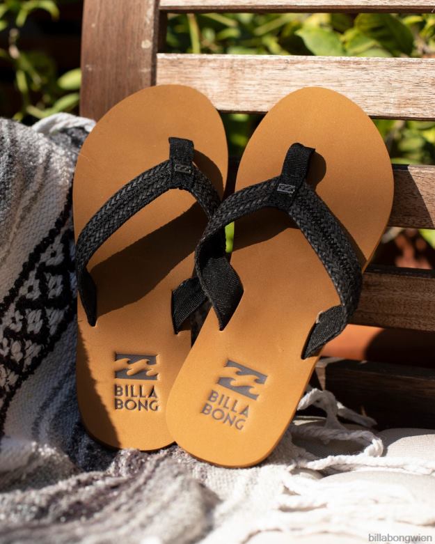 Billabong Shoes 00V682495 | Billabong Kai geflochtene Sandalen aus schwarz Frauen
