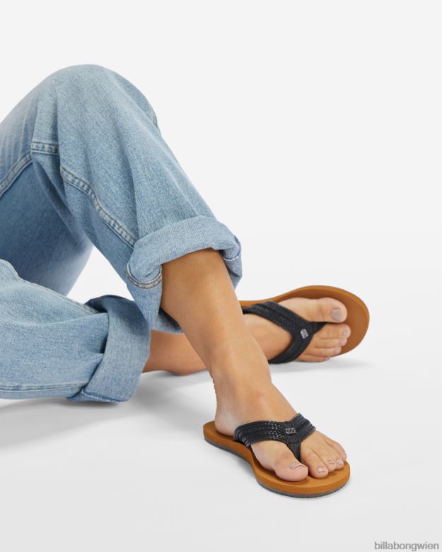 Billabong Shoes 00V682495 | Billabong Kai geflochtene Sandalen aus schwarz Frauen