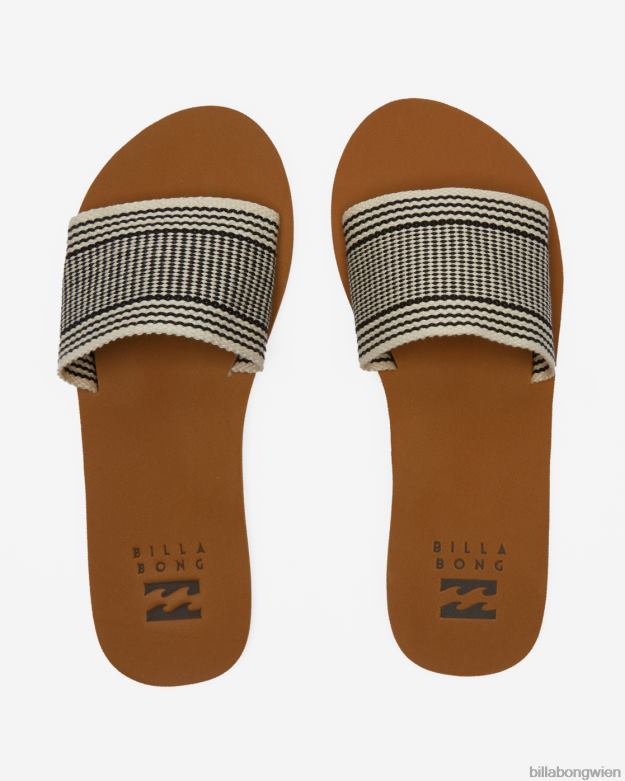 Billabong Shoes 00V682500 | Billabong Kalani Slider-Sandalen schwarz/weiß Frauen