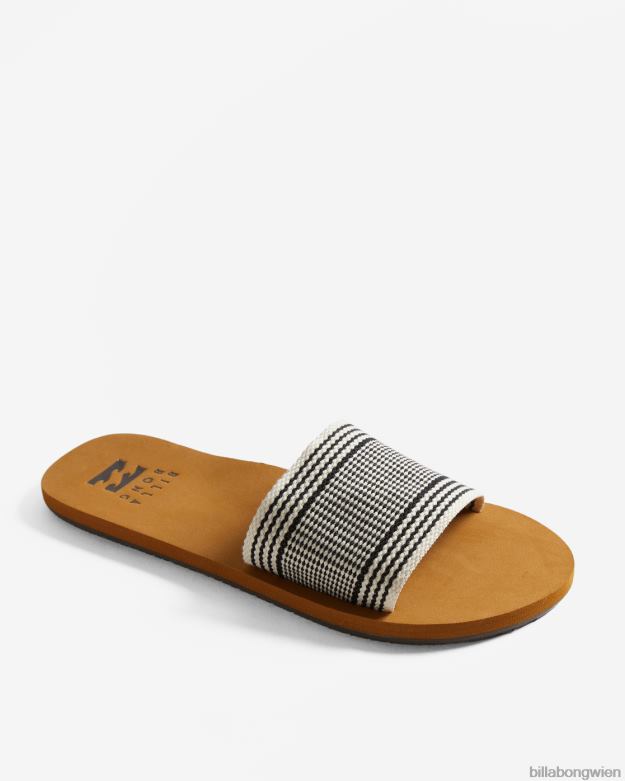 Billabong Shoes 00V682500 | Billabong Kalani Slider-Sandalen schwarz/weiß Frauen