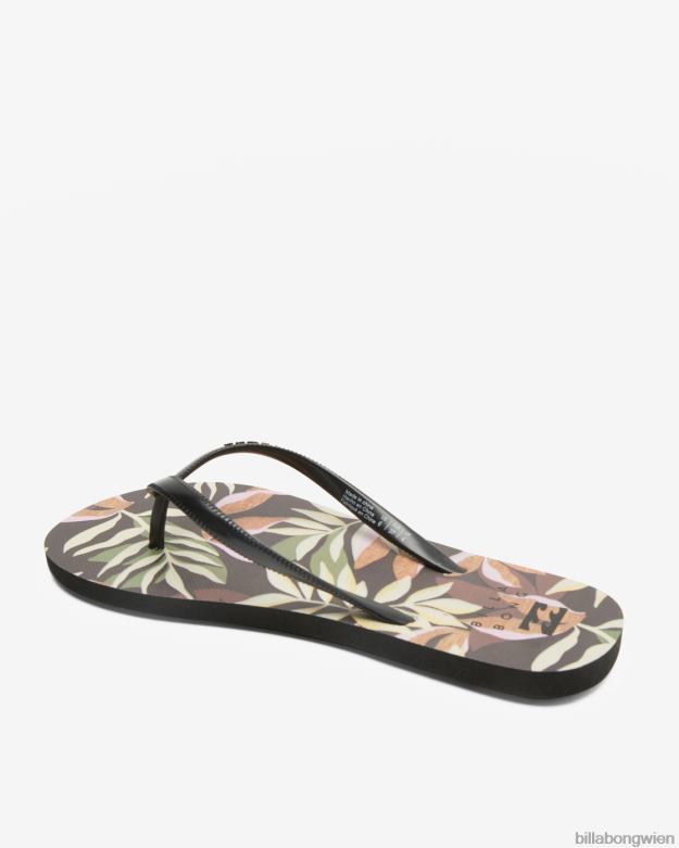 Billabong Shoes 00V682513 | Billabong Dama-Flip-Flop-Sandalen aus Gummi schwarz-multi Frauen