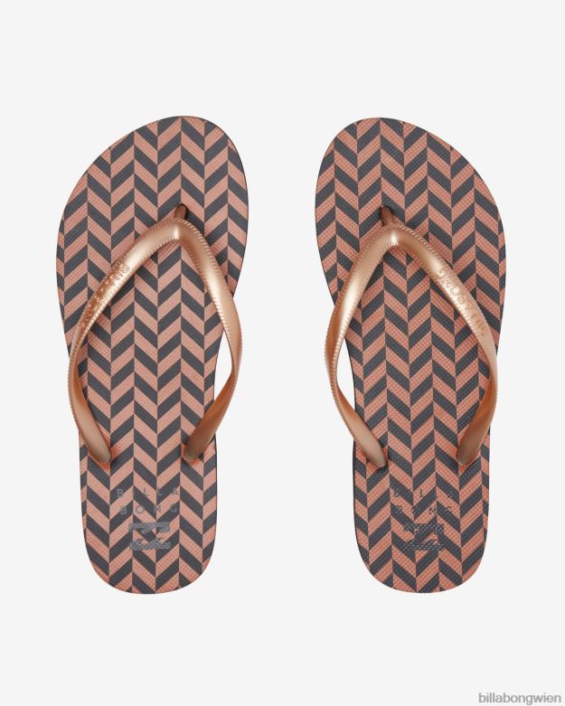 Billabong Shoes 00V682520 | Billabong Dama-Flip-Flop-Sandalen aus Gummi Ziegel Frauen