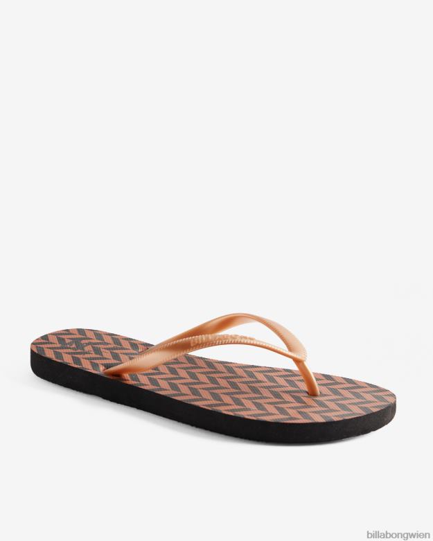Billabong Shoes 00V682520 | Billabong Dama-Flip-Flop-Sandalen aus Gummi Ziegel Frauen