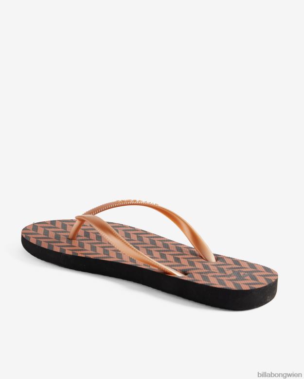 Billabong Shoes 00V682520 | Billabong Dama-Flip-Flop-Sandalen aus Gummi Ziegel Frauen