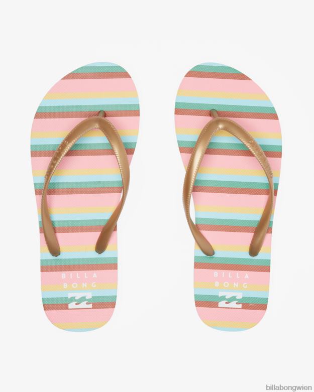 Billabong Shoes 00V682524 | Billabong Dama-Flip-Flop-Sandalen aus Gummi Korallenschwarm Frauen