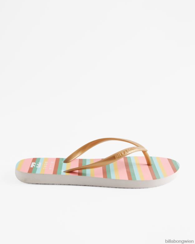 Billabong Shoes 00V682524 | Billabong Dama-Flip-Flop-Sandalen aus Gummi Korallenschwarm Frauen