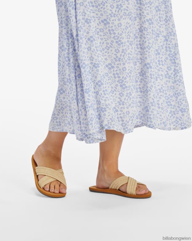 Billabong Shoes 00V682531 | Billabong Avery Slider-Sandalen weiße Kappe Frauen