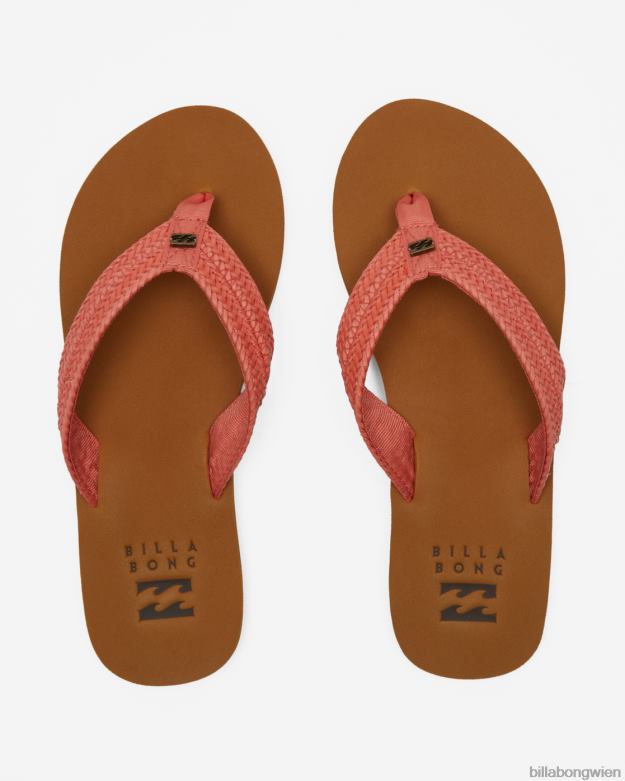 Billabong Shoes 00V682537 | Billabong Kai geflochtene Sandalen süße Koralle Frauen