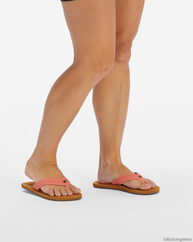 Billabong Shoes 00V682537 | Billabong Kai geflochtene Sandalen süße Koralle Frauen