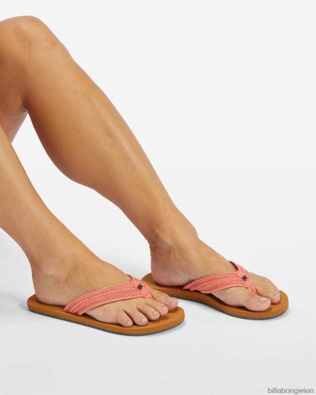 Billabong Shoes 00V682537 | Billabong Kai geflochtene Sandalen süße Koralle Frauen