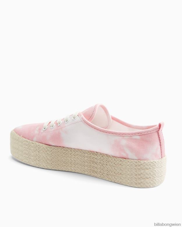 Billabong Shoes 00V682545 | Billabong Puebla-Canvas-Plateauschuhe leichtes Sorbet Frauen