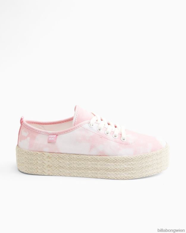 Billabong Shoes 00V682545 | Billabong Puebla-Canvas-Plateauschuhe leichtes Sorbet Frauen