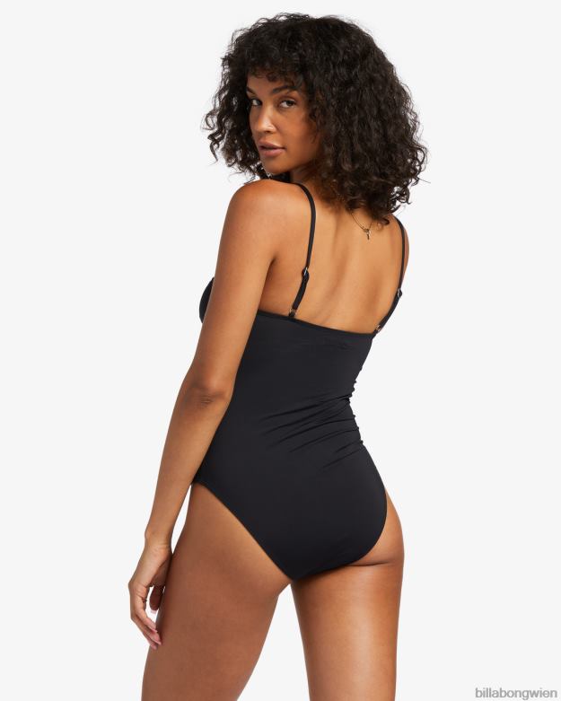 Billabong Wien 00V681256 | Billabong Einteiliger Badeanzug von Sol Searcher schwarzer Kieselstein Frauen