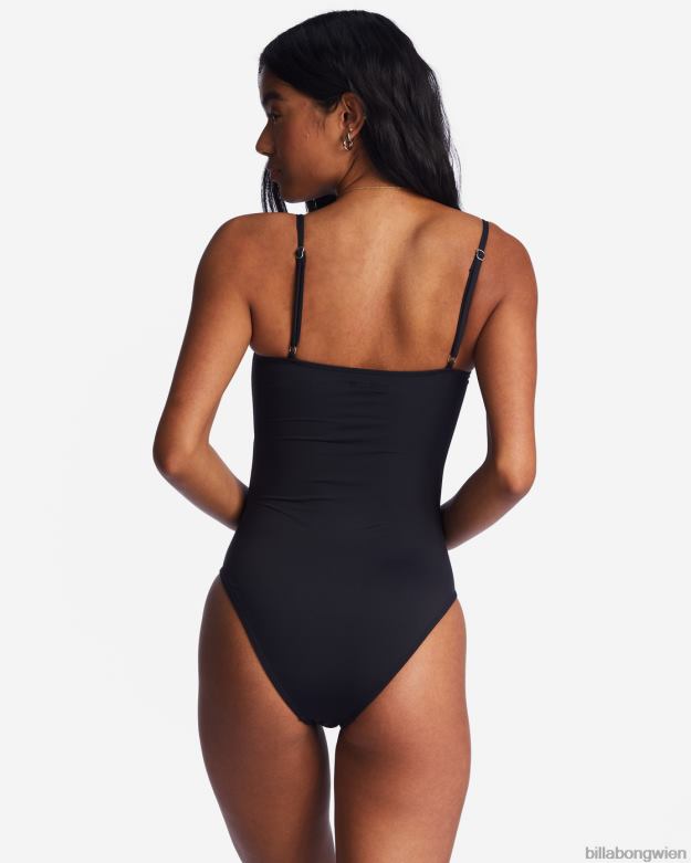 Billabong Wien 00V681257 | Billabong Einteiliger Badeanzug von Sol Searcher schwarzer Kieselstein Frauen