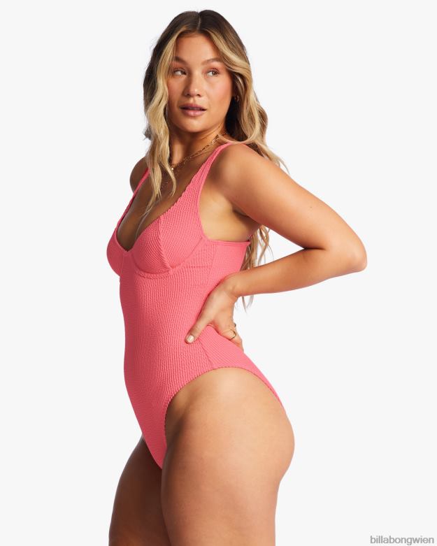 Billabong Wien 00V681295 | Billabong Sommer hoher einteiliger Badeanzug Korallenschwarm Frauen