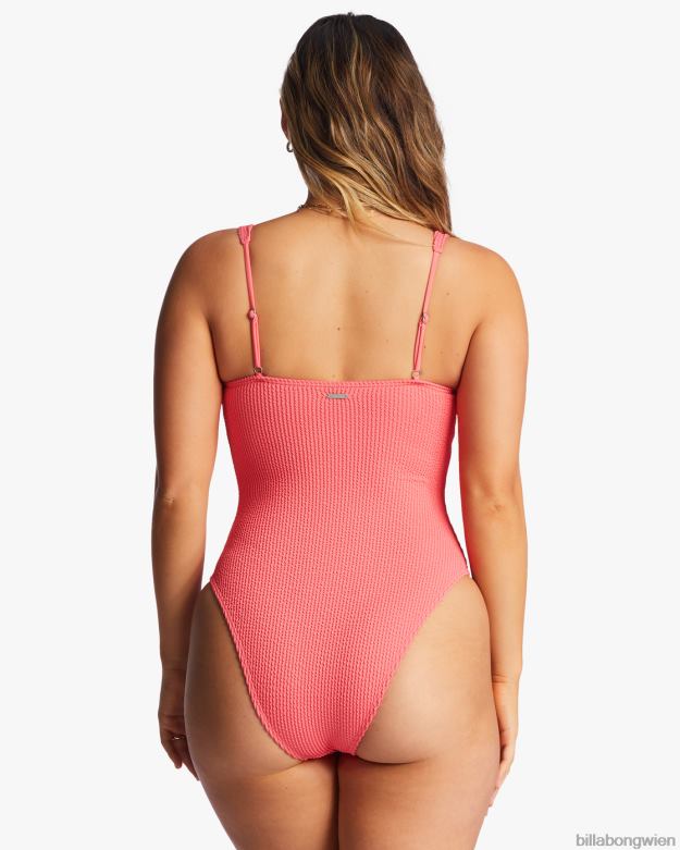 Billabong Wien 00V681295 | Billabong Sommer hoher einteiliger Badeanzug Korallenschwarm Frauen