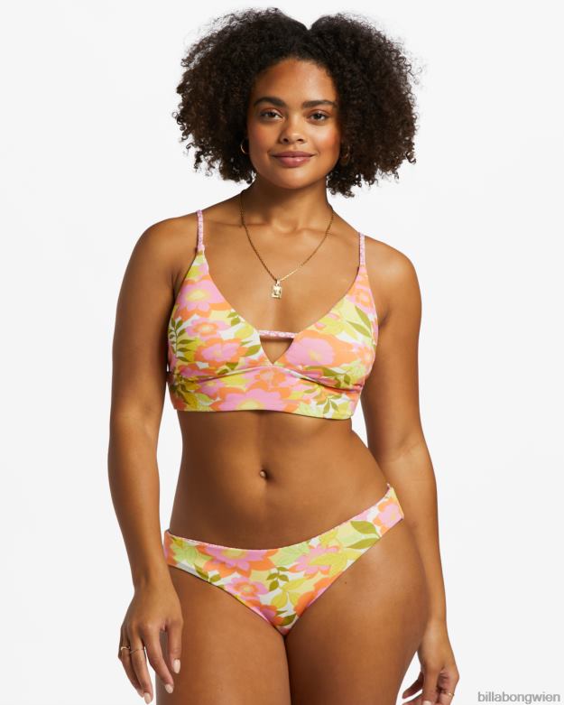 Billabong Wien 00V681179 | Billabong Wende-Bikinihose im Sommer-Folk-Stil, mittelgroß multi Frauen