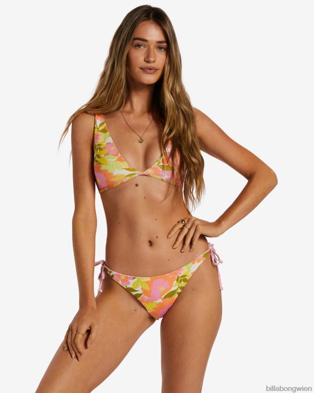Billabong Wien 00V681181 | Billabong Wende-Bikinihose im Sommer-Folk-Stil, mittelgroß multi Frauen