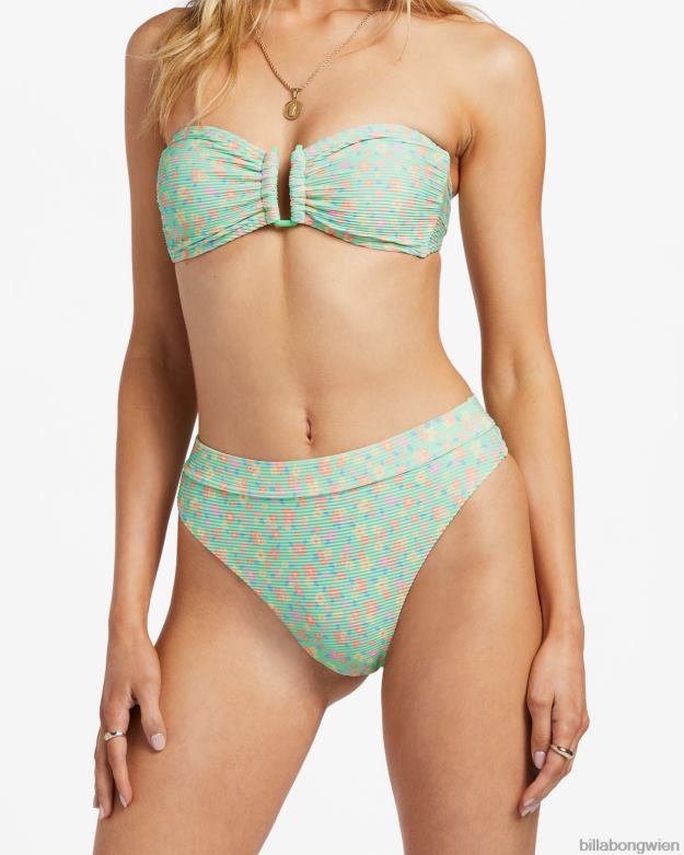 Billabong Wien 00V681196 | Billabong „I sea you tanlines“-Bikinihose mit hoher Taille grüne Minze Frauen