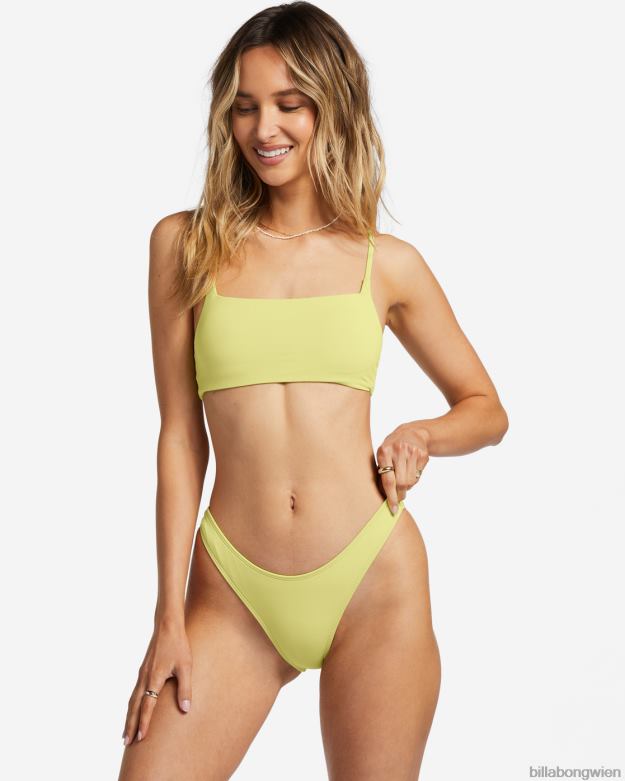 Billabong Wien 00V681230 | Billabong Sol Searcher Hike-Bikinihose helle Limette Frauen