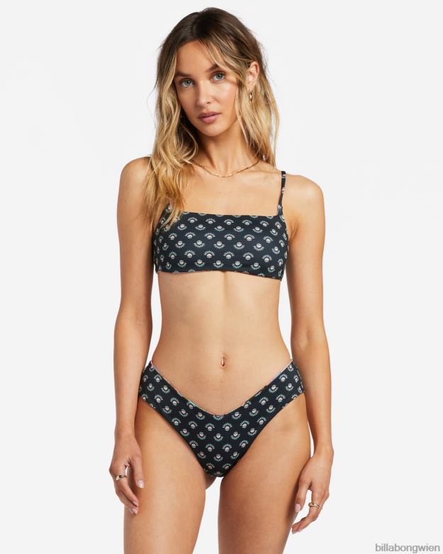 Billabong Wien 00V681237 | Billabong Dont Trip Fiji, wendbare, knappe Bikinihose schwarzer Kieselstein Frauen