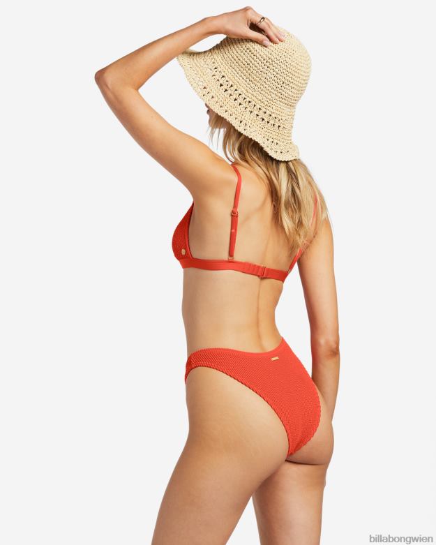 Billabong Wien 00V681251 | Billabong Sommer-High-Hike-Bikinihose rotes Aloha Frauen