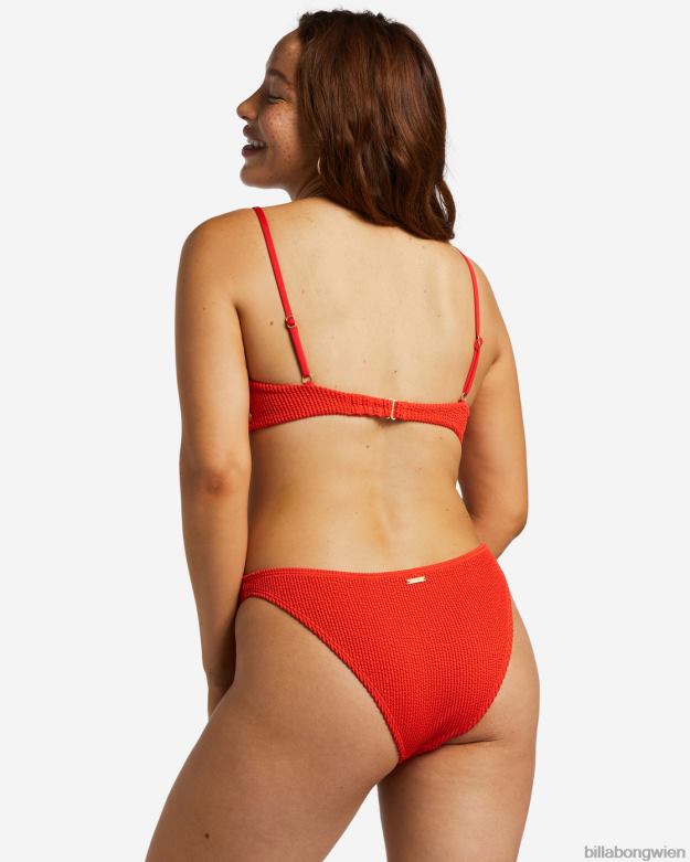 Billabong Wien 00V681253 | Billabong Sommer-High-Tropic-Bikinihose rotes Aloha Frauen