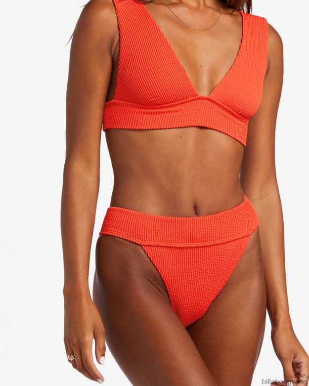 Billabong Wien 00V681255 | Billabong Sommer-High-Aruba-Bikinihose rotes Aloha Frauen