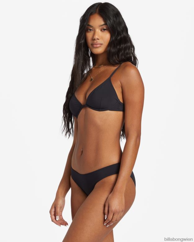 Billabong Wien 00V681263 | Billabong Sol Searcher Lowrider-Bikinihose schwarzer Kieselstein Frauen