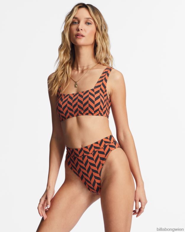 Billabong Wien 00V681297 | Billabong Cross Step Maui Rider Bikinihose Ziegel Frauen