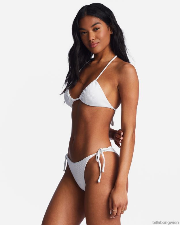 Billabong Wien 00V681302 | Billabong Tanlines Tanga-Bikinihose zum Binden an der Seite Weiß Frauen