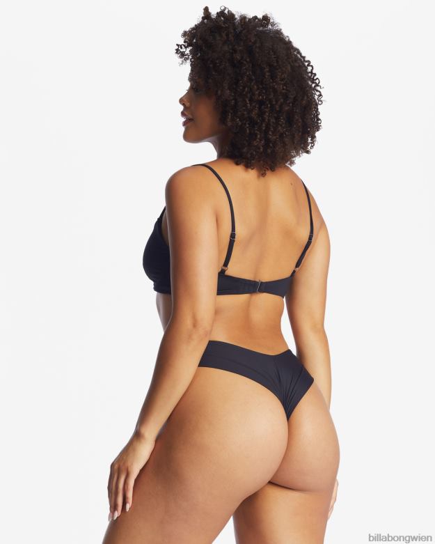 Billabong Wien 00V681317 | Billabong Sol Searcher Fiji-Bikinihose schwarzer Kieselstein Frauen