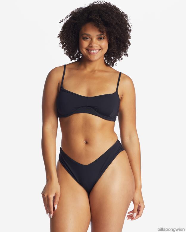 Billabong Wien 00V681317 | Billabong Sol Searcher Fiji-Bikinihose schwarzer Kieselstein Frauen
