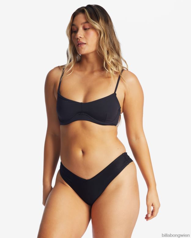 Billabong Wien 00V681317 | Billabong Sol Searcher Fiji-Bikinihose schwarzer Kieselstein Frauen