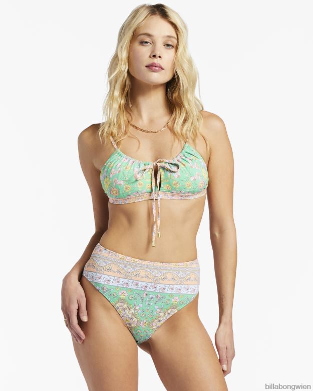 Billabong Wien 00V681349 | Billabong La Mer Hawaii Maui knappe Bikinihose Grün Frauen